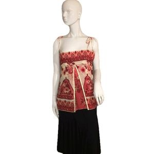 Guess Paisley Halter Top Spaghetti (SKU 00…